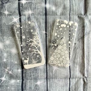 Set of Two iPhone 6/7/8 Cases Winter Christmas❄️🎄